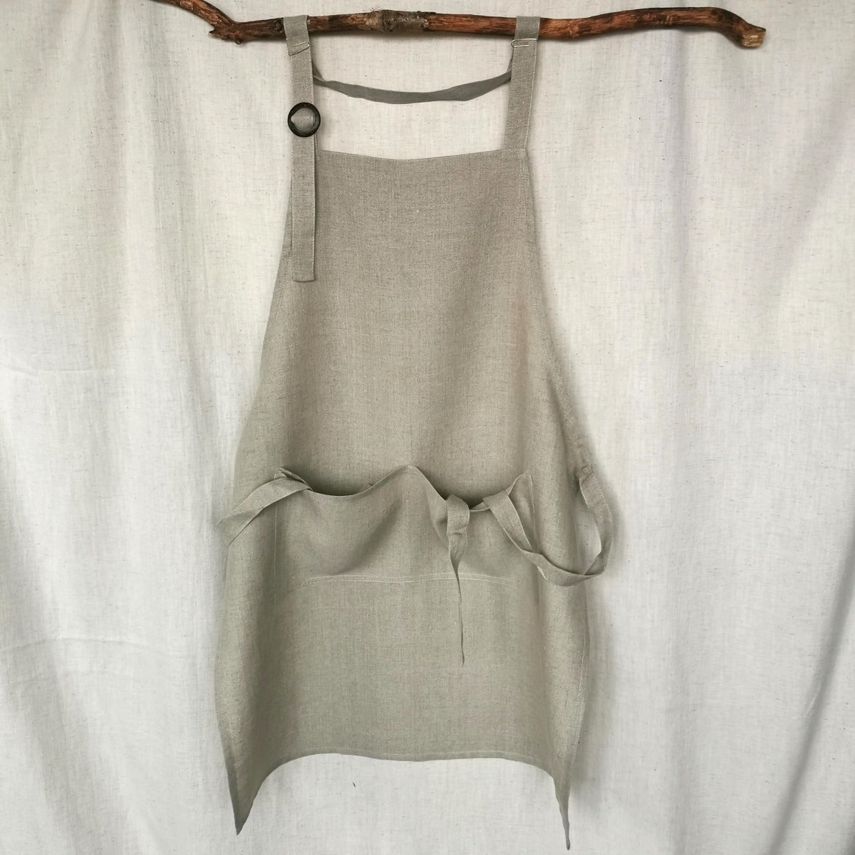 Makile Linen Kitchen Apron