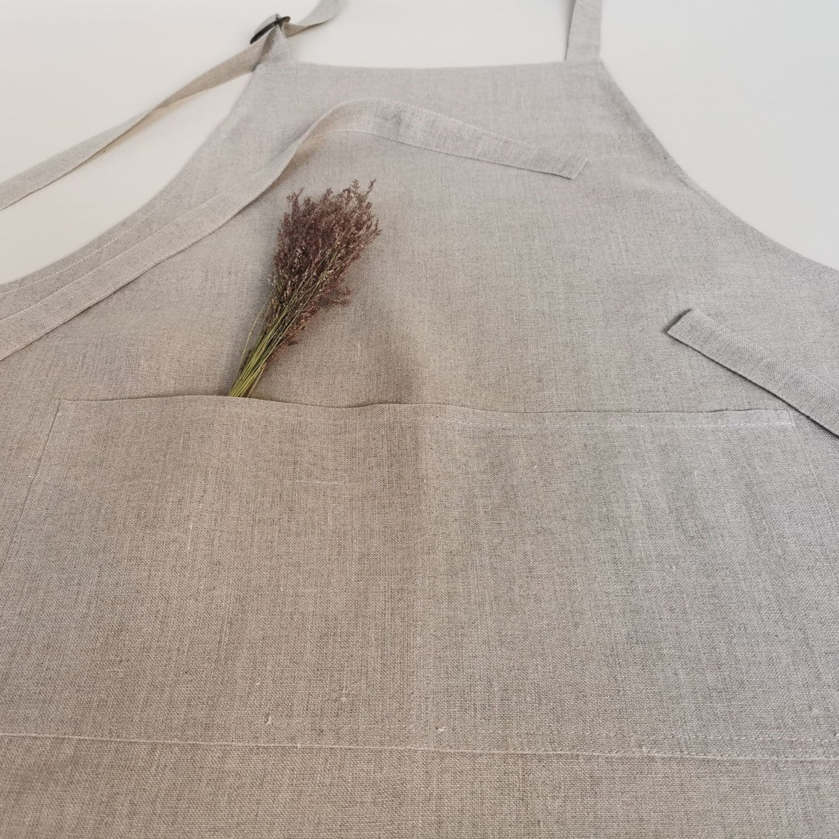 Makile Linen Kitchen Apron