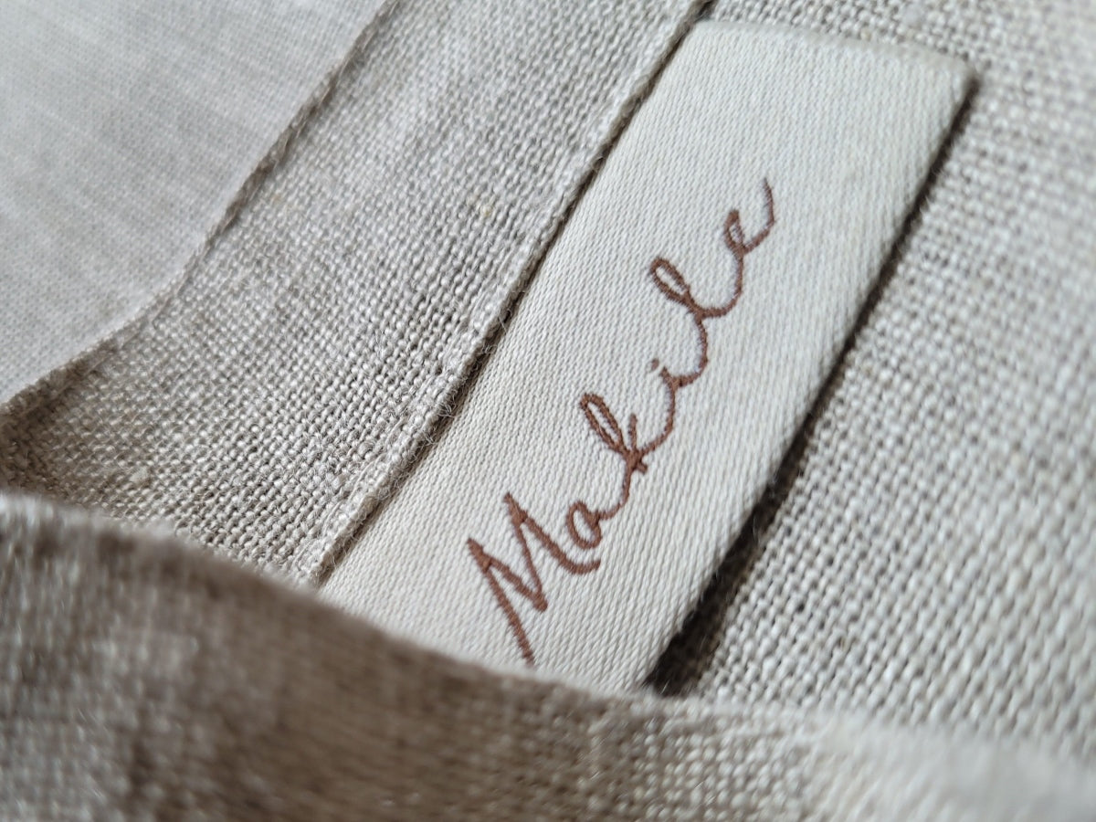 Makile Linen Kitchen Apron